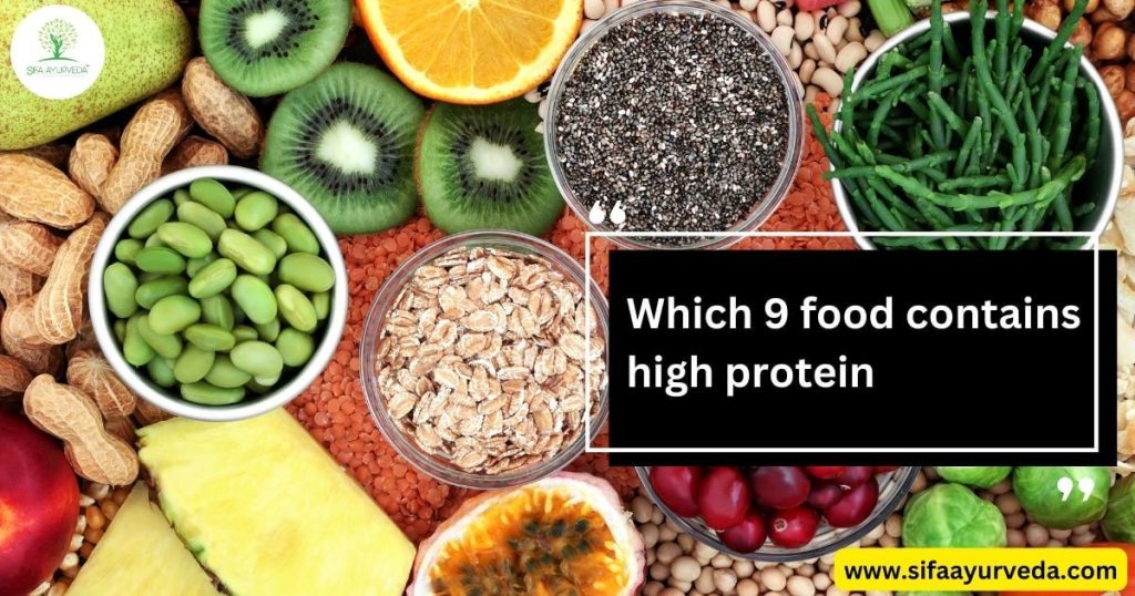 which food contains high protein